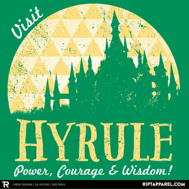 Illustration for article titled You Can Be A Hyrule Tourism Billboard With This T-Shirt